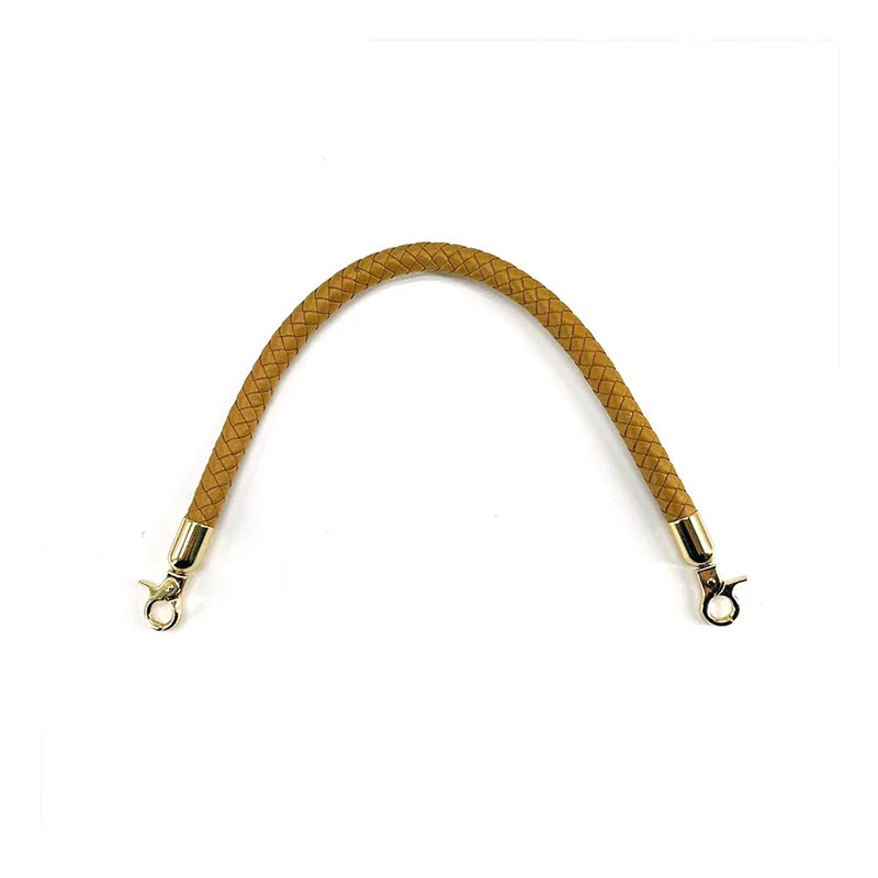 Bandoulière en cuir PU tendance, poignées en corde tressée résistante pour sac à main, accessoires de sac de rechange à faire soi-même.