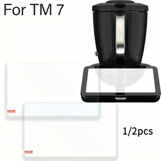 Protection d'écran TM7 compatible avec Thermomix TM7 en verre trempé pour blender et accessoires de cuisine