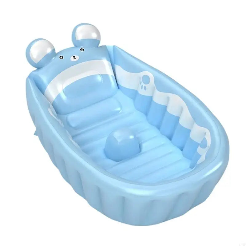 Bassin de douche de voyage Motif d’animaux de dessin animé Baignoire gonflable pour tout-petits.