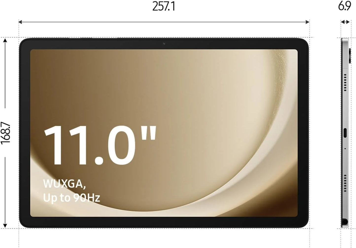 Samsung Galaxy Tab A9+ 4GB 64GB, 2.2GHz Octa-core 11” TFT 90 Hz LCD Display 8MP Camera, 7040 mAh Battery Android