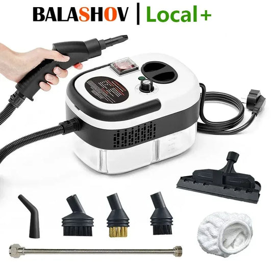 Nettoyeur vapeur portatif 2500 W haute température pour climatiseurs, hottes de cuisine, voitures, sols et plus encore