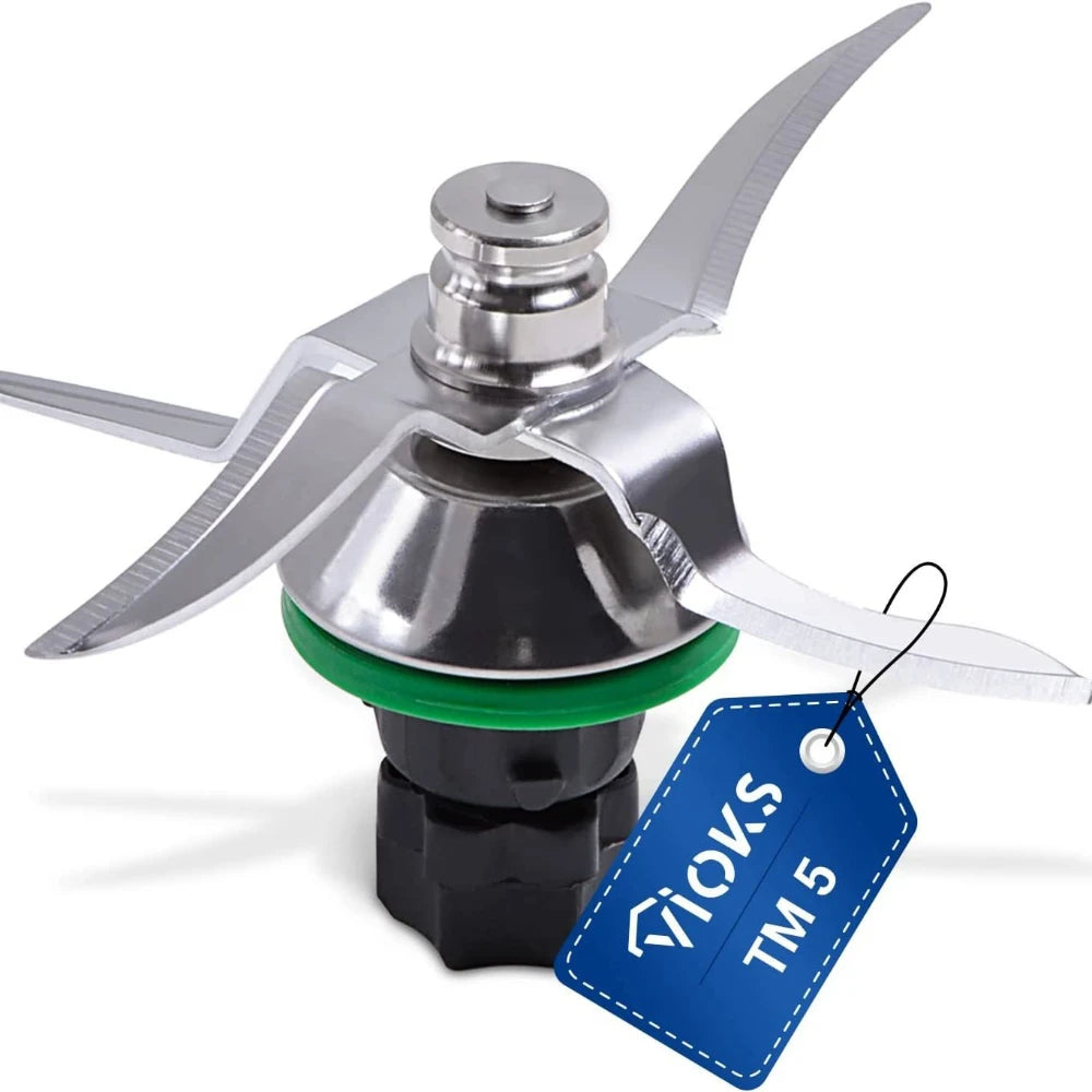 Remplacement blender Lames compatibles avec le Thermomix Vorwerk TM5. Fabriquées en acier inoxydable de qualité alimentaire, respectueuses de l'environnement.