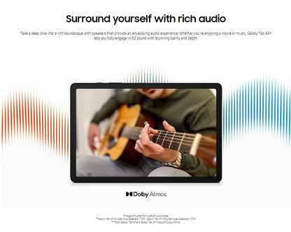 Samsung Galaxy Tab A9+ 4GB 64GB, 2.2GHz Octa-core 11” TFT 90 Hz LCD Display 8MP Camera, 7040 mAh Battery Android