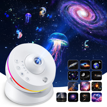 Projecteur ciel étoilé 4K – Ambiance magique à 360°