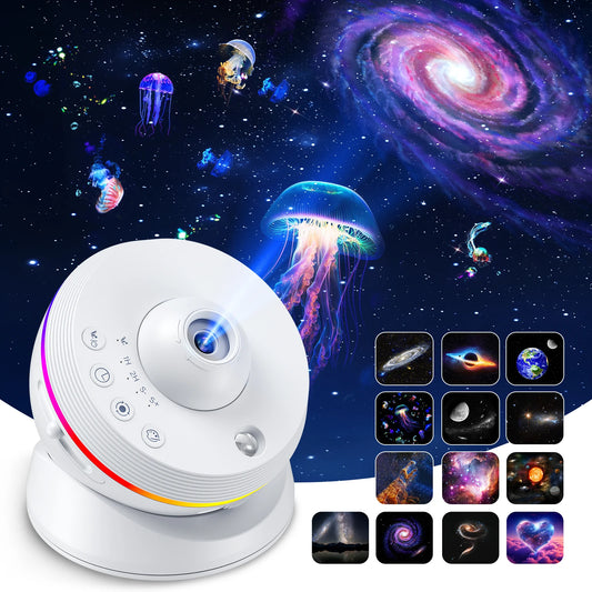 Projecteur ciel étoilé 4K – Ambiance magique à 360°