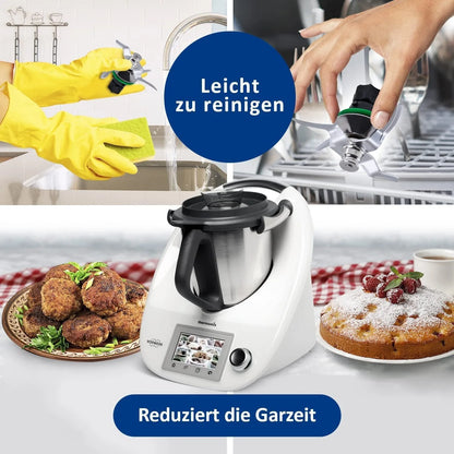 Couteau à lame Blender pour robot culinaire TM6 TM5 en acier inoxydable avec joint.