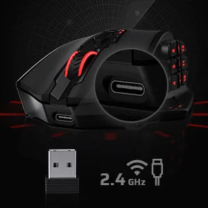 Souris gaming Redragon M913 – 16 000 DPI, RGB, 16 boutons.
