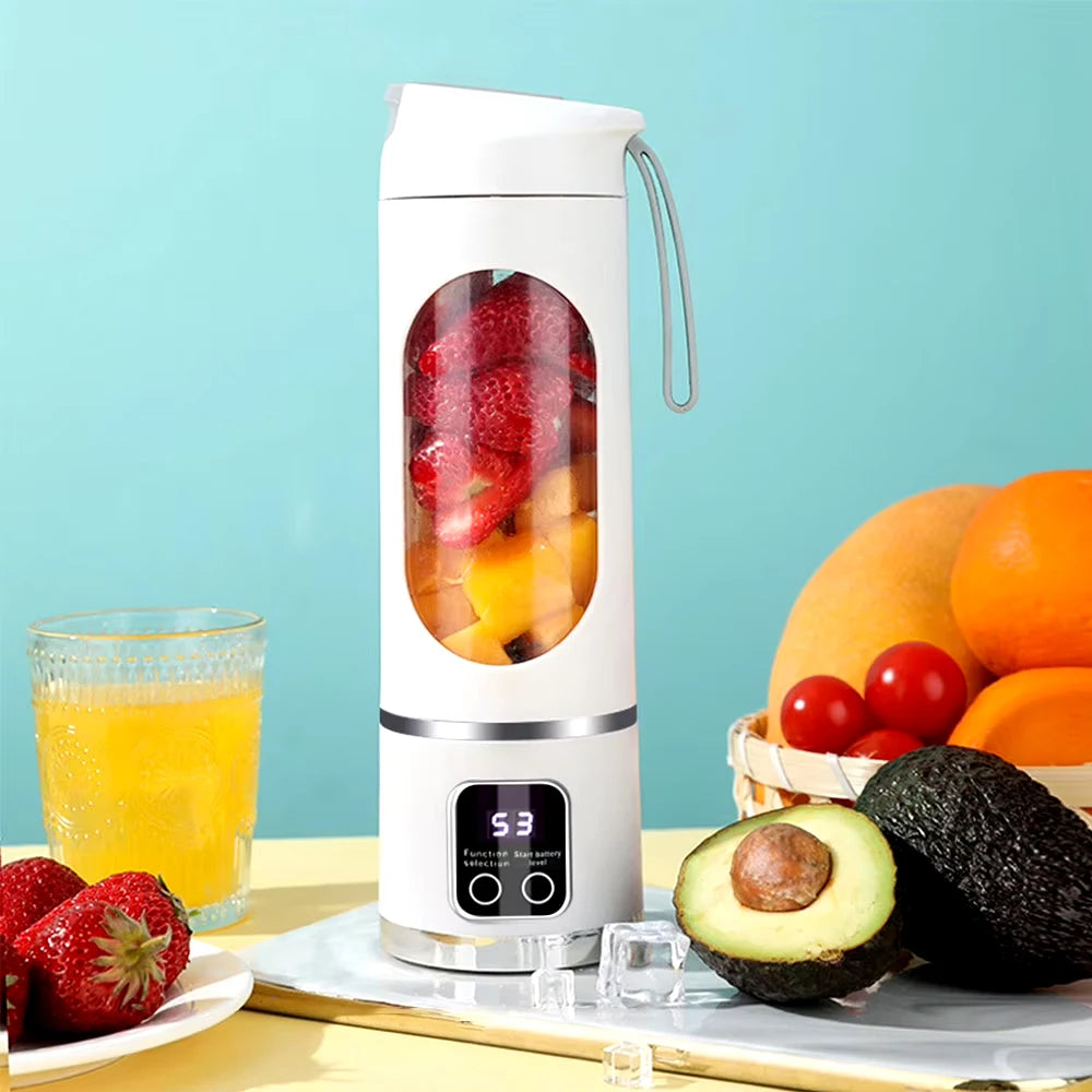 Mixeur Portable USB – Smoothies en 30 Secondes (450 ml)