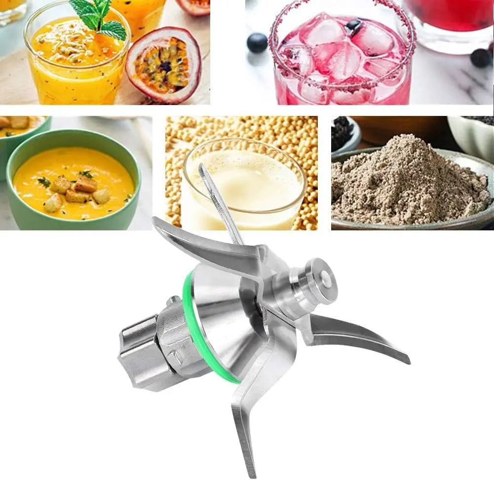 Couteau à lame Blender pour robot culinaire TM6 TM5 en acier inoxydable avec joint.