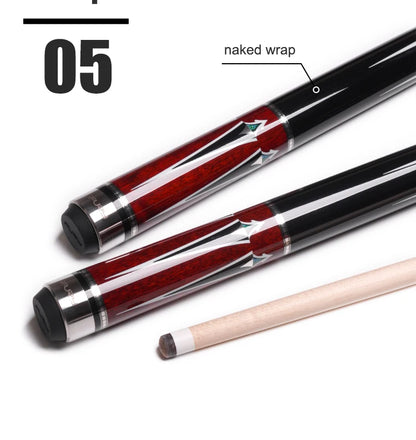 Queue de billard, Populaire Fury AWP Series 58’’ Taco De Pool, Arbre d’érable américain de haute qualité 1/2 Split Naked Wrap