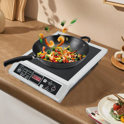 Plaque de cuisson à induction 3500 W, réglable, professionnelle, avec technologie de chauffage IGBT
