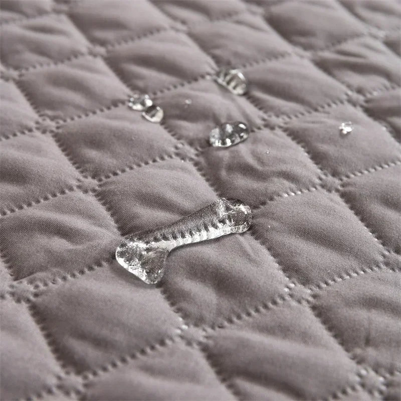 Tapis de canapé imperméable pour animaux de compagnie, à carreaux, grand format, avec coussin pour la nuque, housse antidérapante pour canapé pour chien et chat.