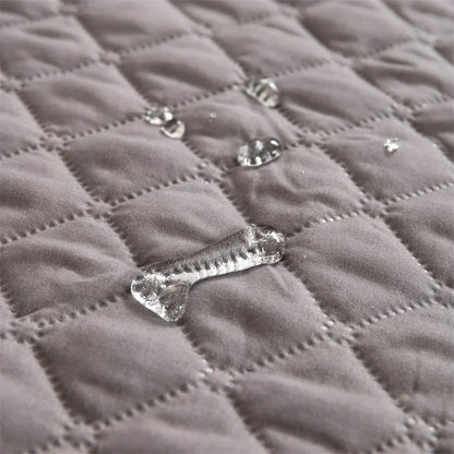 Tapis de canapé imperméable pour animaux de compagnie, à carreaux, grand format, avec coussin pour la nuque, housse antidérapante pour canapé pour chien et chat.