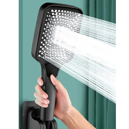 Pommeau de Douche 3 Modes – Pression Maximale, Éco & Relaxation, Accessoires Inclus