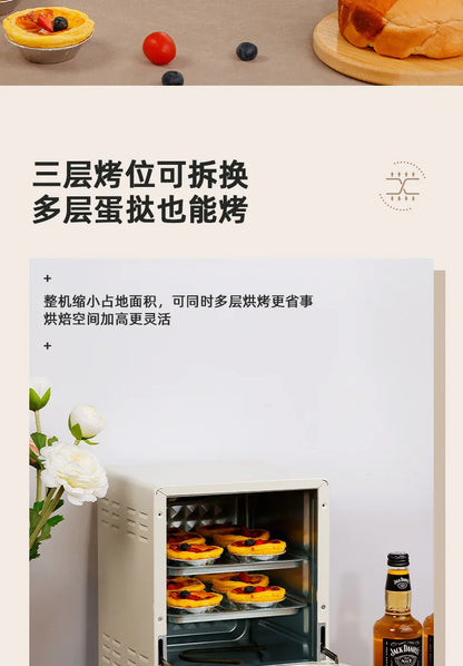Four à micro-ondes vapeur 3 en 1, appareil multifonction pour la cuisson vapeur et au four, mini four à micro-ondes compact, nouveau modèle 2025