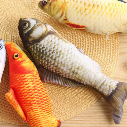 Jouet poisson interactif pour chat — Peluche stimulante et amusante