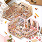 Stickers scène miniature 3D — Kit créatif décoratif DIY