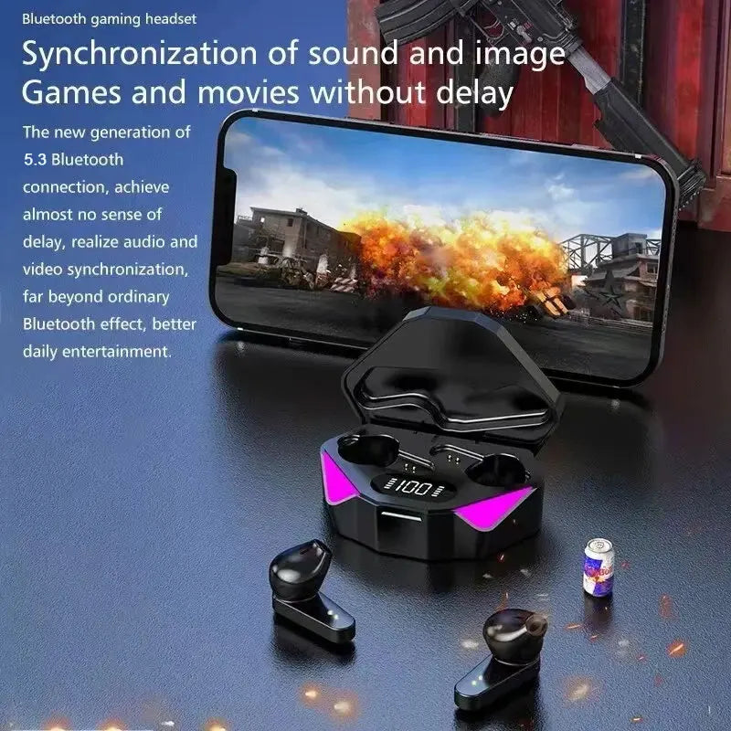 Écouteurs Bluetooth TWS LED – son puissant & sans fil 🎧