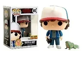 Figurine Funko Pop Stranger Things Eleven n° 523, 826 et 827 (Max Mayfield), n° 552 (Steve Harrington), n° 554 (Will Byers), n° 1783 et 1786 (Démogorgon).
