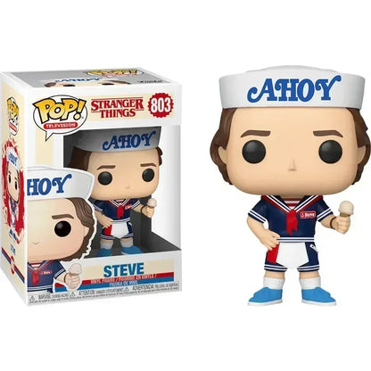 Figurine Funko Pop Stranger Things Eleven n° 523, 826 et 827 (Max Mayfield), n° 552 (Steve Harrington), n° 554 (Will Byers), n° 1783 et 1786 (Démogorgon).
