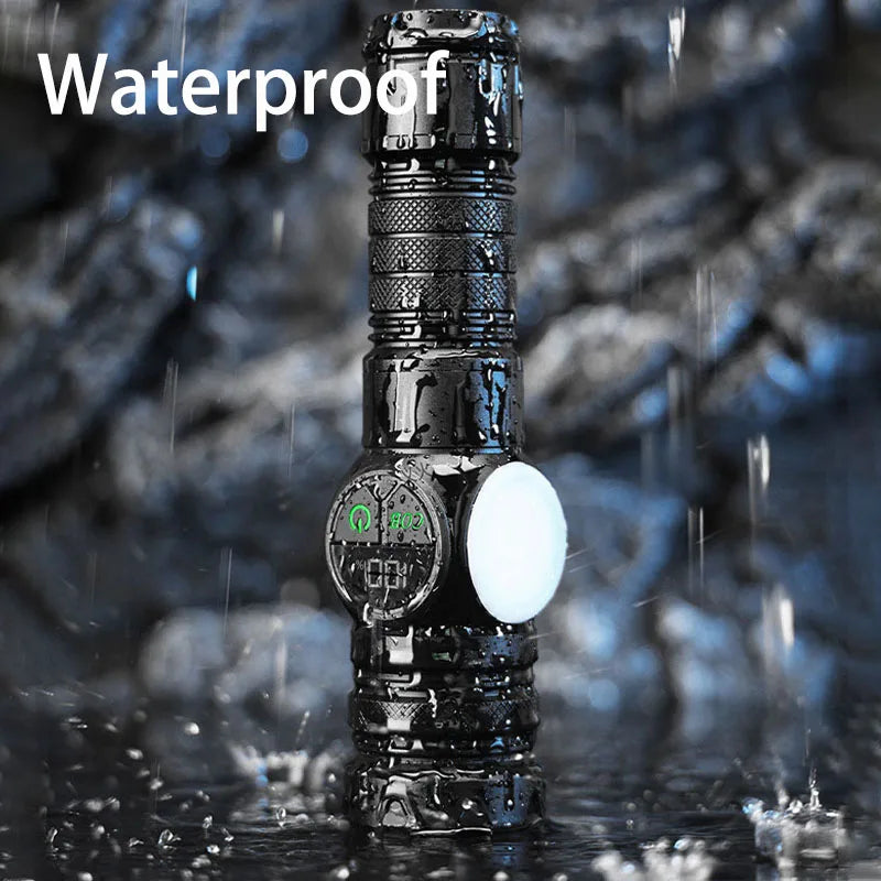 Lampe torche LED rechargeable magnétique — Ultra puissante et compacte