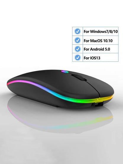 Souris sans fil Bluetooth – Silencieuse et universelle.