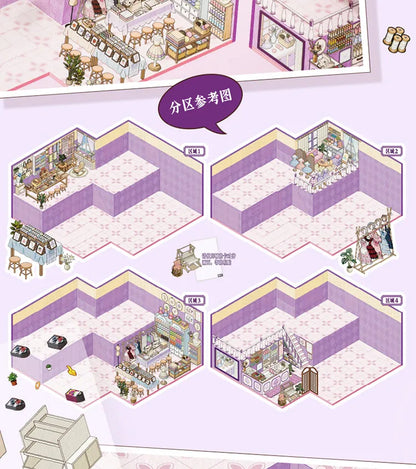 Stickers scène miniature 3D — Kit créatif décoratif DIY