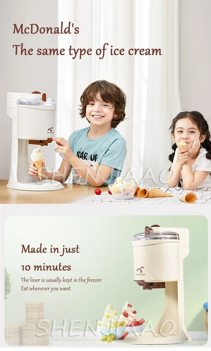 Machine à glace 220 V automatique pour fruits congelés, 1 L, machine à desserts aux fruits, machine à milkshakes BL-1000 20 W.