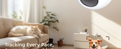 Caméra de surveillance pour bébé 2K HD avec détection de mouvement et audio bidirectionnel, installation facile, image nette de jour comme de nuit.