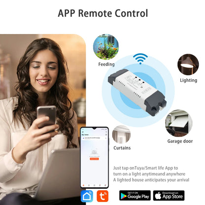 Module relais Tuya 4 sorties – commande distance & automatisation