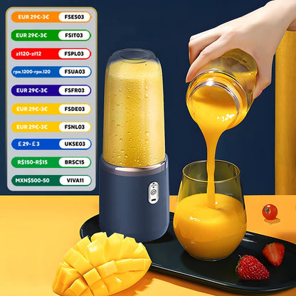 Mixeur multifonction portable – presse-fruits et smoothies.
