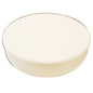 Coussin rond pratique en cuir, épais et doux, rembourré, lavable et imperméable.