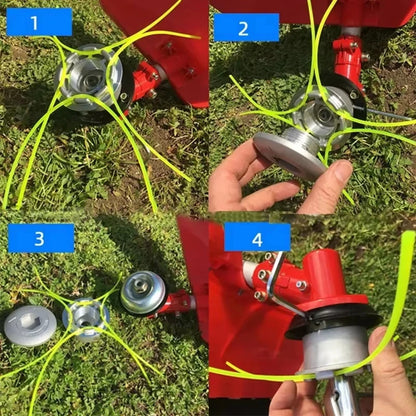 Tête de coupe-bordure 4 fils – Désherbage rapide et facile.