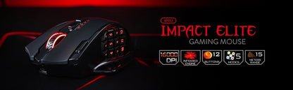 Souris gaming Redragon M913 – 16 000 DPI, RGB, 16 boutons.