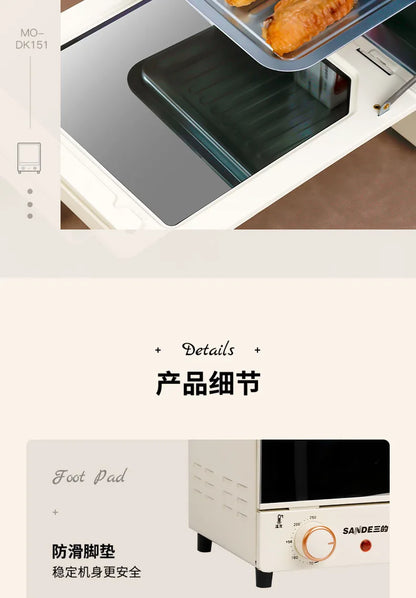 Four à micro-ondes vapeur 3 en 1, appareil multifonction pour la cuisson vapeur et au four, mini four à micro-ondes compact, nouveau modèle 2025
