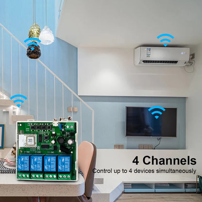 Module relais Tuya 4 sorties – commande distance & automatisation