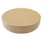 Coussin rond pratique en cuir, épais et doux, rembourré, lavable et imperméable.