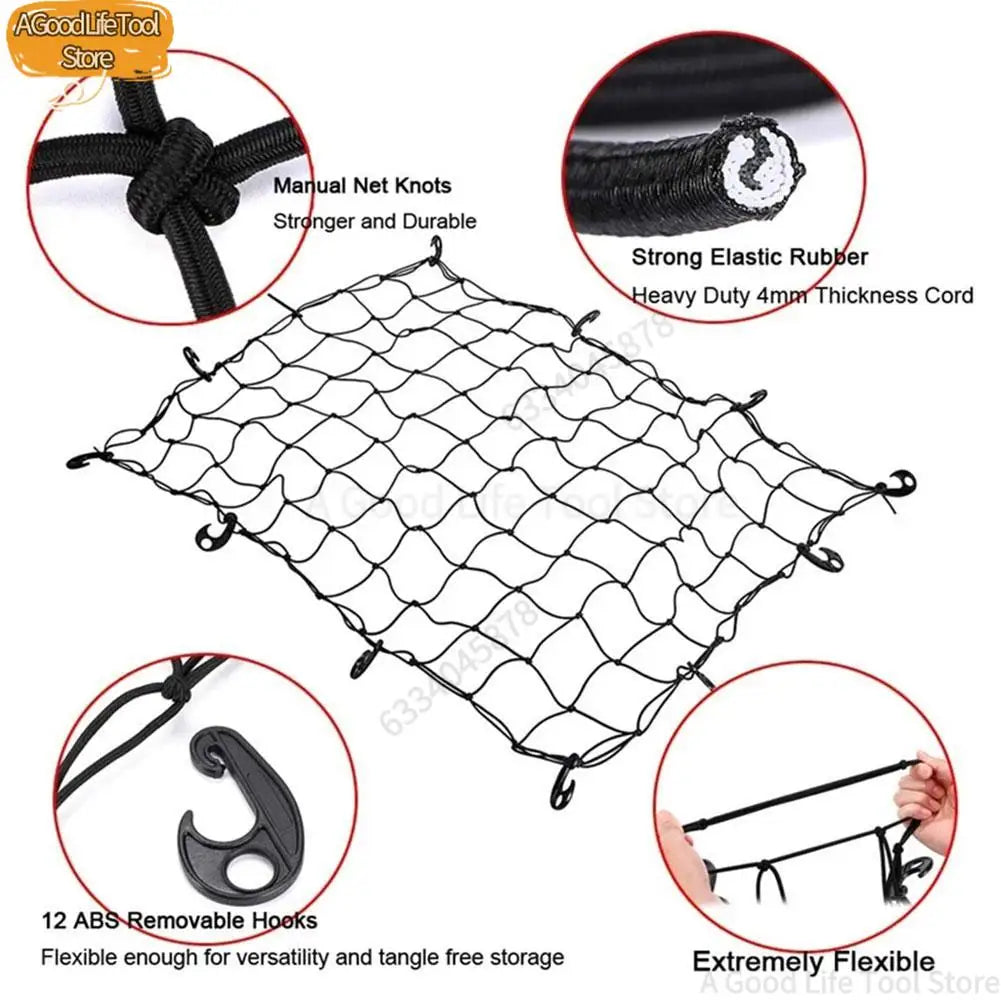 Filet de toit extensible pour barres de toit de SUV, accessoires de rangement et de finition pour voiture.