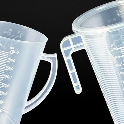 Tasse Mesureuse Multi-Usage – Plastique Épais, Graduation Précise, Pour Cuisine et Expériences