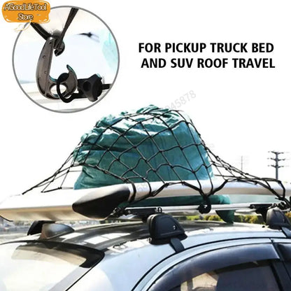 Filet de toit extensible pour barres de toit de SUV, accessoires de rangement et de finition pour voiture.