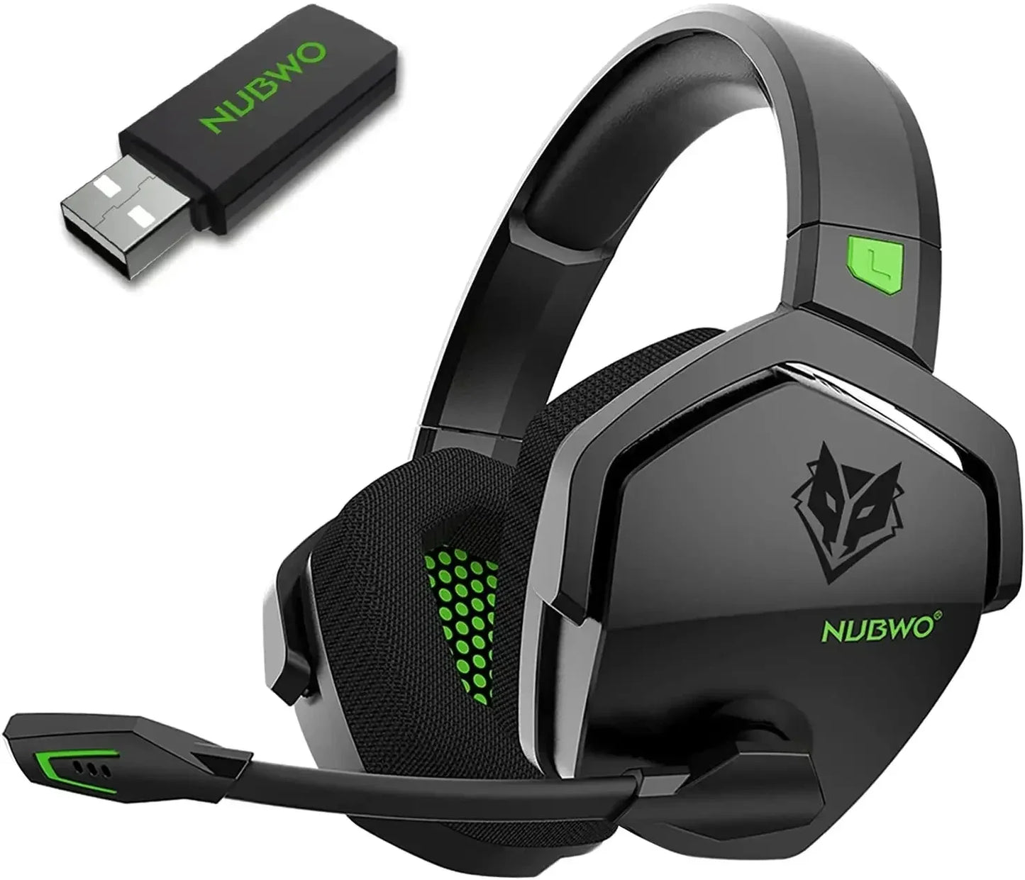 Casque gamer NUBWO G06 – Station de charge incluse, longue autonomie.