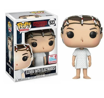 Figurine Funko Pop Stranger Things Eleven n° 523, 826 et 827 (Max Mayfield), n° 552 (Steve Harrington), n° 554 (Will Byers), n° 1783 et 1786 (Démogorgon).