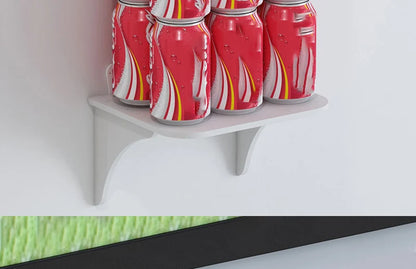 Étagère murale flottante avec crochet pour routeur, caméra, multiprise, projecteur, décodeur, support de rangement suspendu, organisateur pour la maison et le bureau