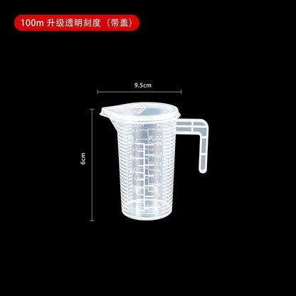 Tasse Mesureuse Multi-Usage – Plastique Épais, Graduation Précise, Pour Cuisine et Expériences