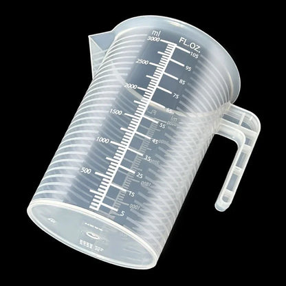 Tasse Mesureuse Multi-Usage – Plastique Épais, Graduation Précise, Pour Cuisine et Expériences