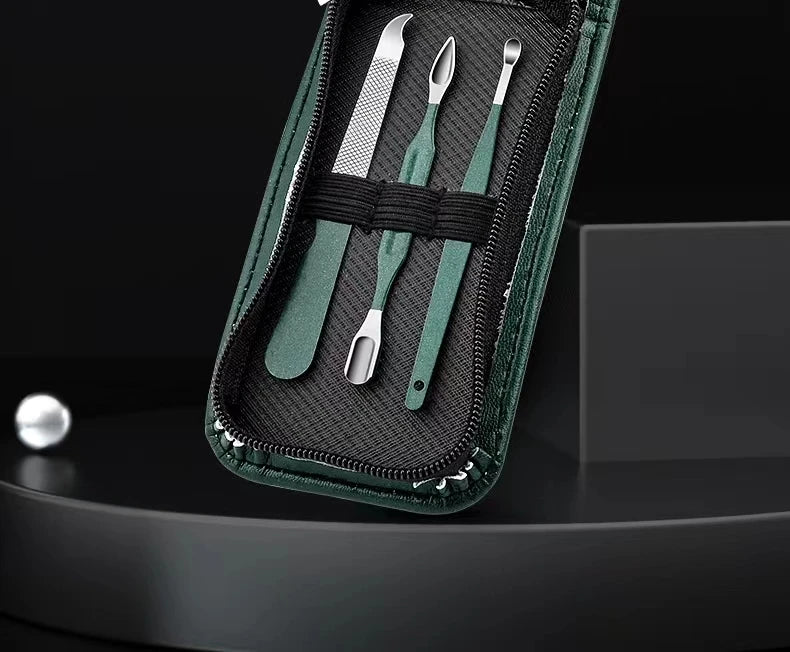 Kit manucure 6 pièces en acier inoxydable — Compact et complet