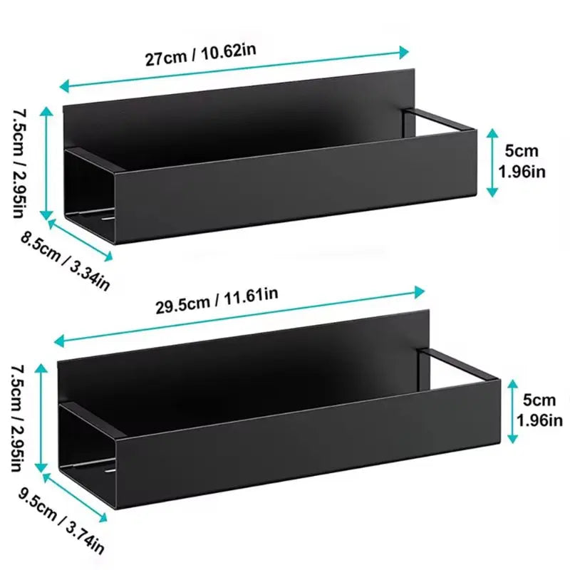 Étagère magnétique pour frigo – rangement épices gain de place.