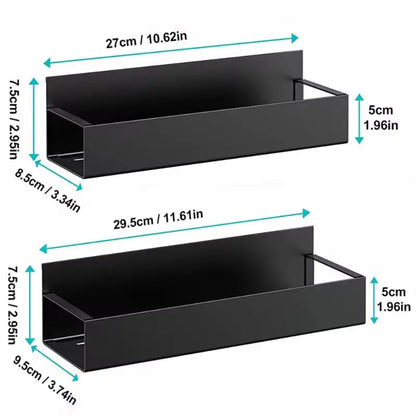 Étagère magnétique pour frigo – rangement épices gain de place.