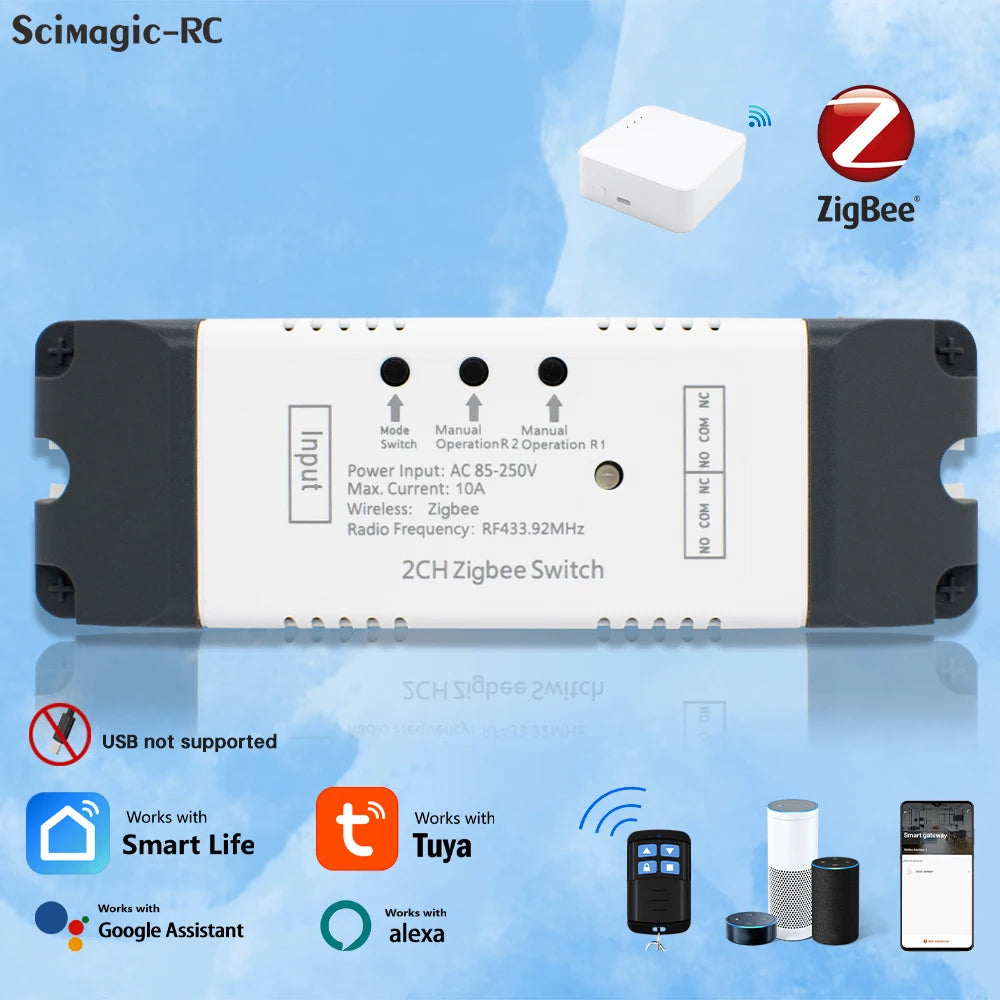 Module relais Tuya 4 sorties – commande distance & automatisation