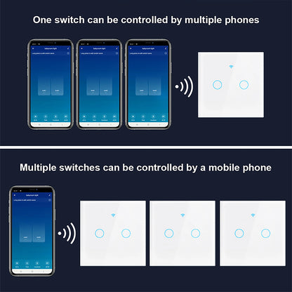 Smart Switch Tuya – contrôle à distance Alexa & Google Home